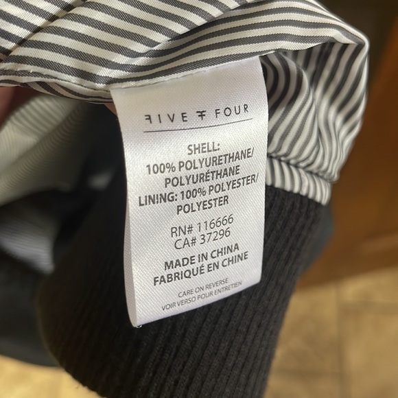 Five Four branded coat - faux leather - light and comfortable. - Picture 5 of 6